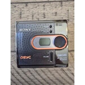 Vintage Sony MD Walkman Psyc MiniDisc Network Player MZ-DN430 Tested & Working